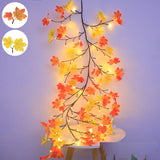 LED Rattan Lamp Christmas Indoor Wall Decoration Simulation Branch Light