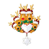 Christmas Reindeer Family Cute Home Pendant