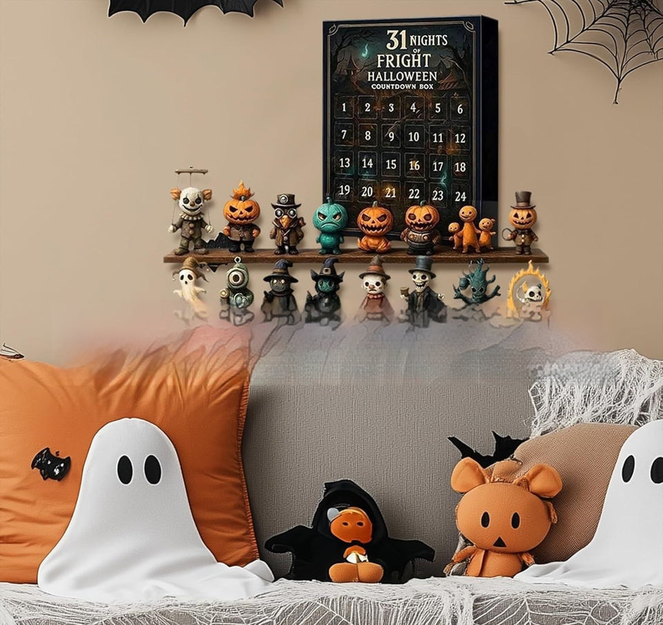31 Night Scare Halloween Countdown Box With Doll Advent Countdown Blind Box