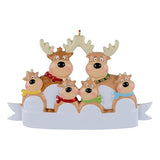 Christmas Reindeer Family Cute Home Pendant