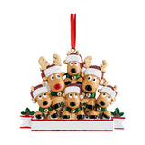 Christmas Reindeer Family Cute Home Pendant